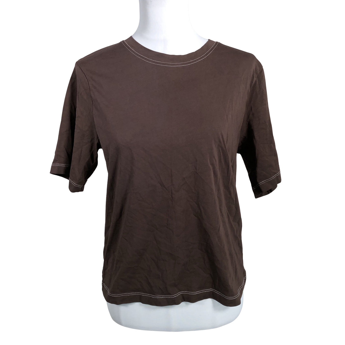 Unisex Lindex - T-särk, suurus 40 - Pruun (1)