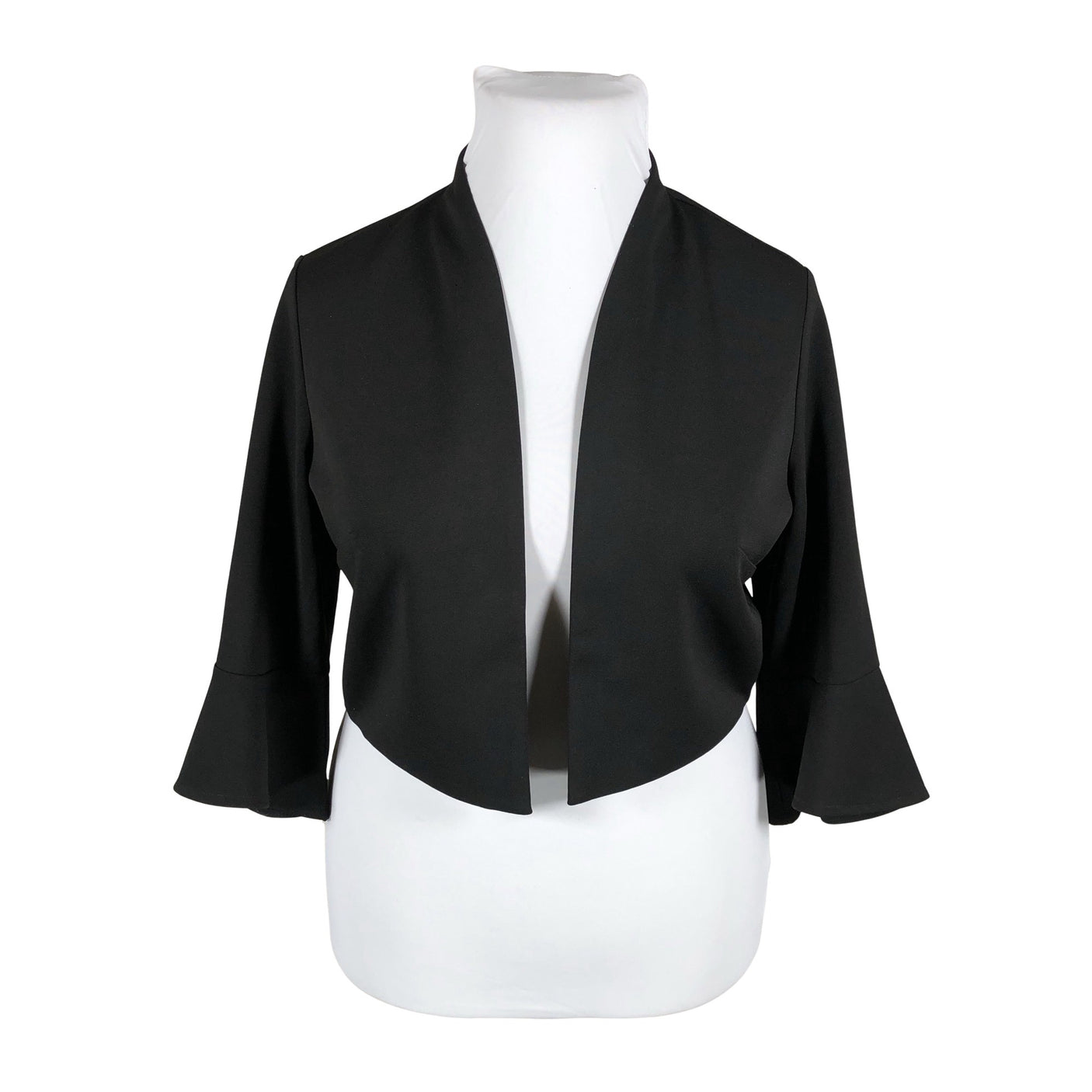 Unisex S.T.I - Trikotaažist boolero, suurus 44 - Must (2)
