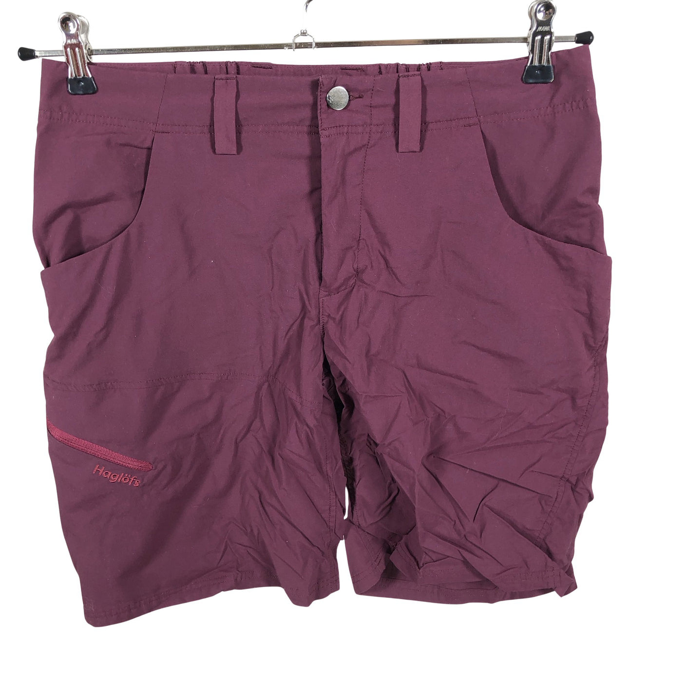 Unisex Haglöfs - Lühikesed spordipüksid, suurus 38 - Veinipunane (1)