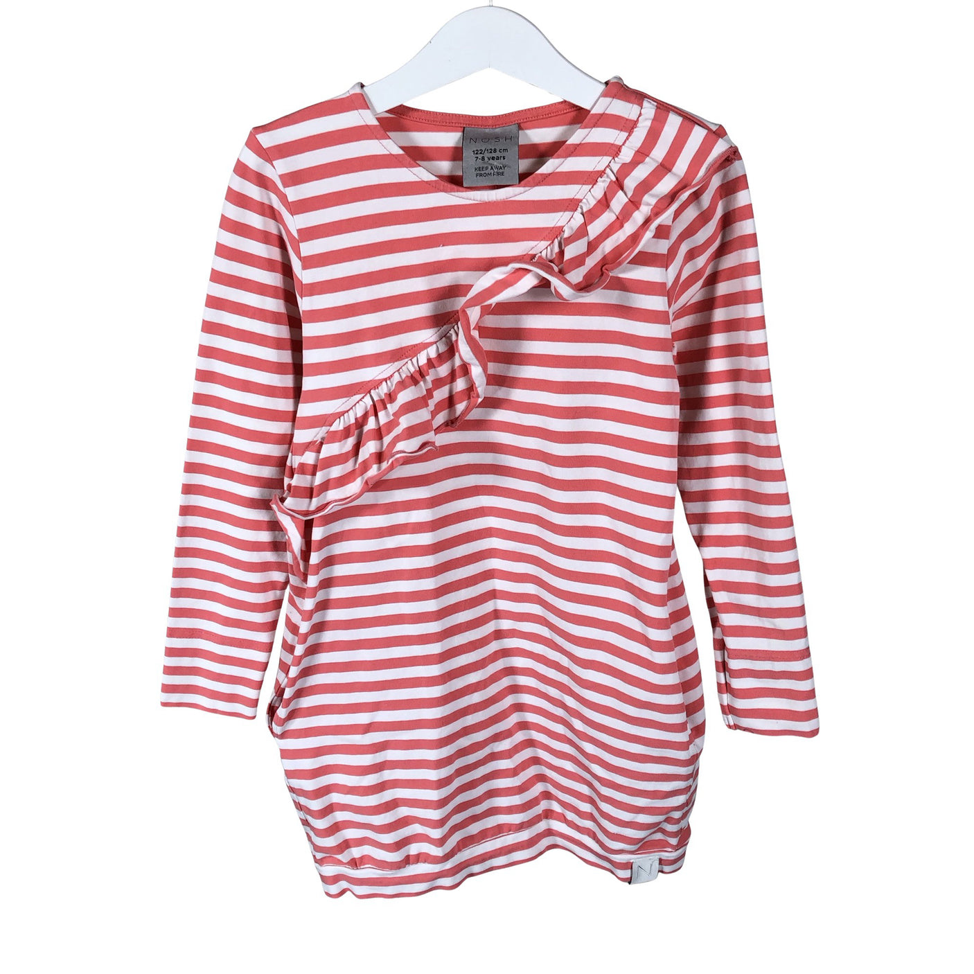 Unisex NOSH - Trikotaažist kleit, suurus 122 - 128 - Valge (1)