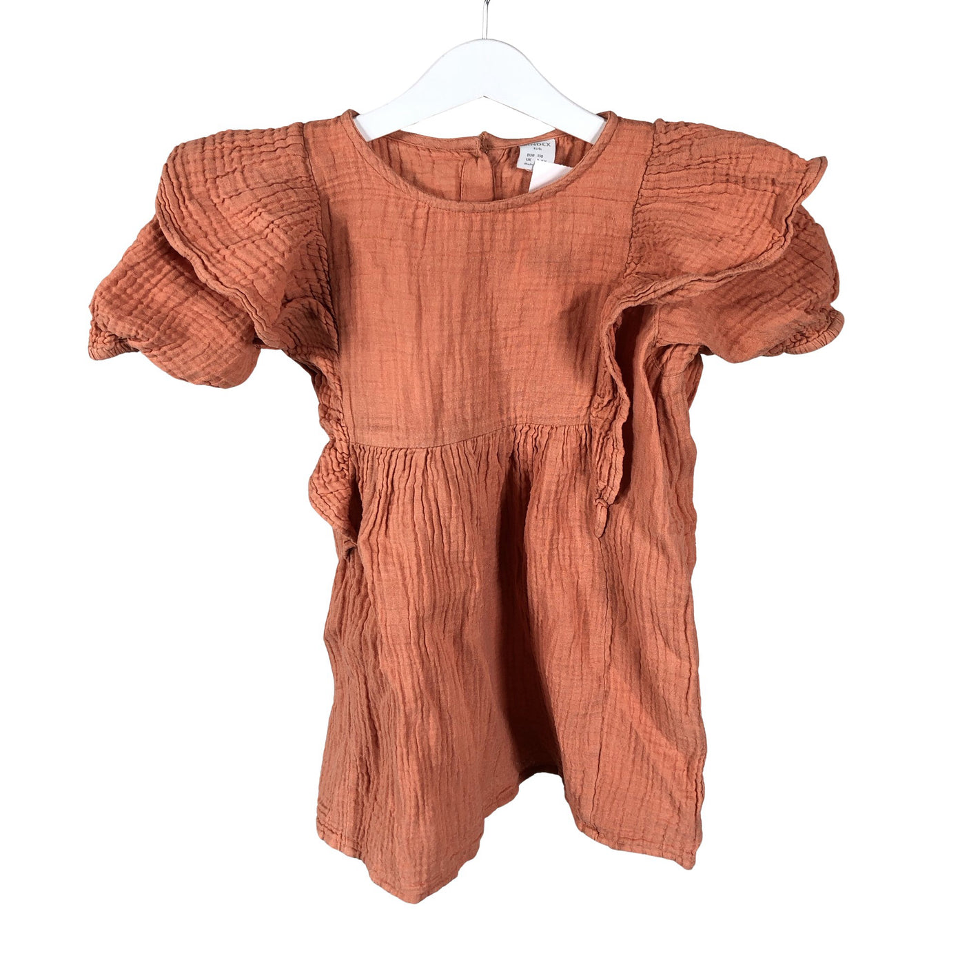 Unisex Lindex - Mitteveniv kleit, suurus 104 - 110 - Heleroosa (1)