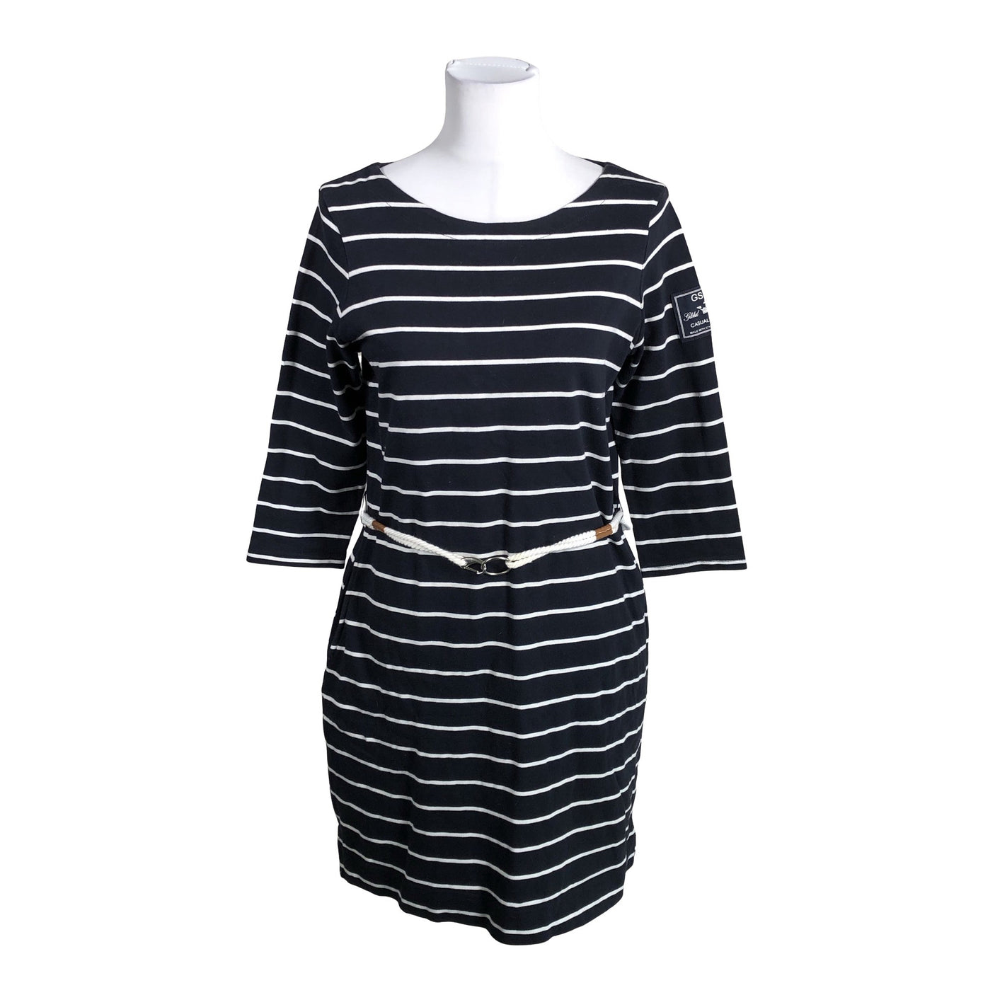 Unisex Global - Trikotaažist kleit, suurus 40 - Sinine (1)