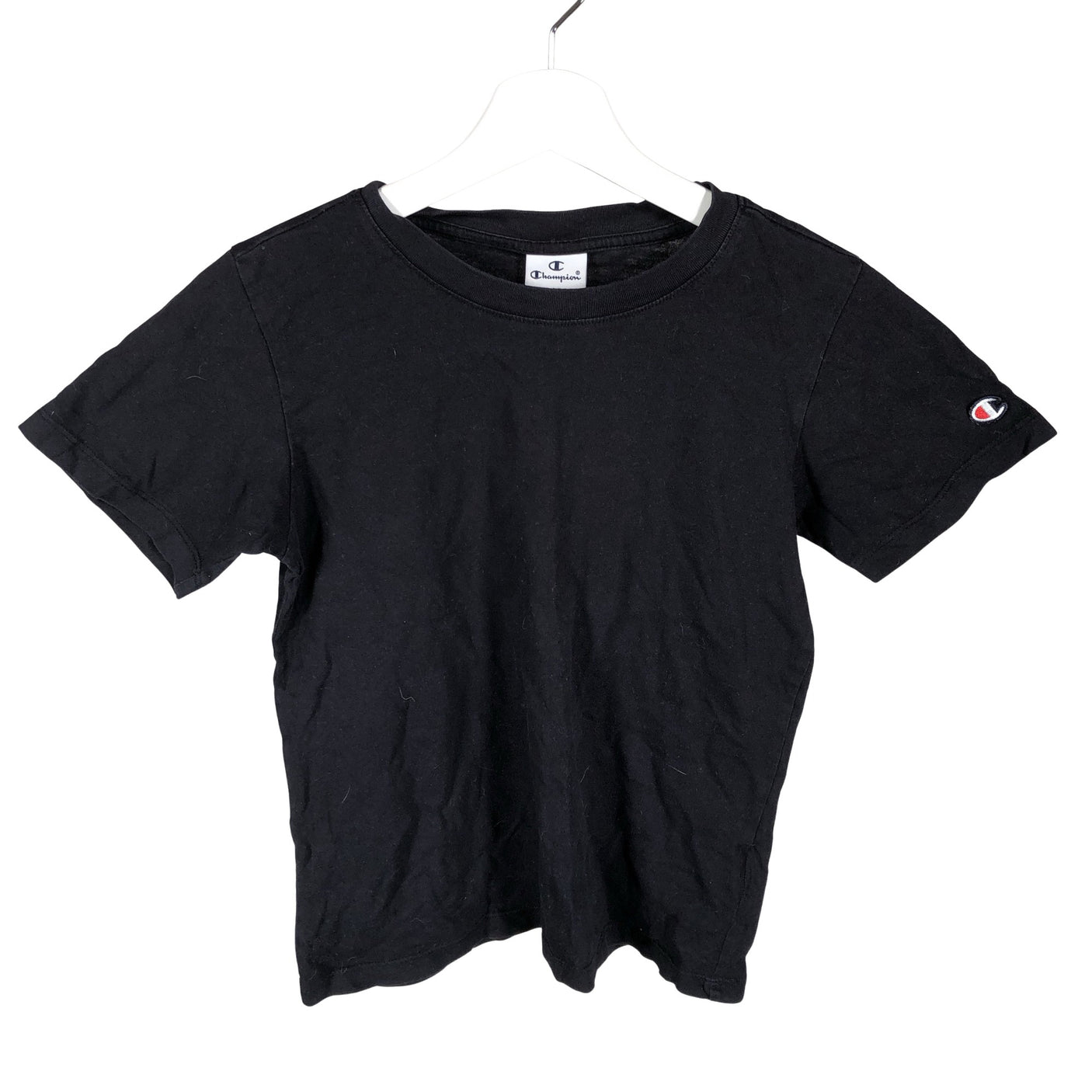 Unisex Champion - T-särk, suurus 152 - 158 - Must (1)