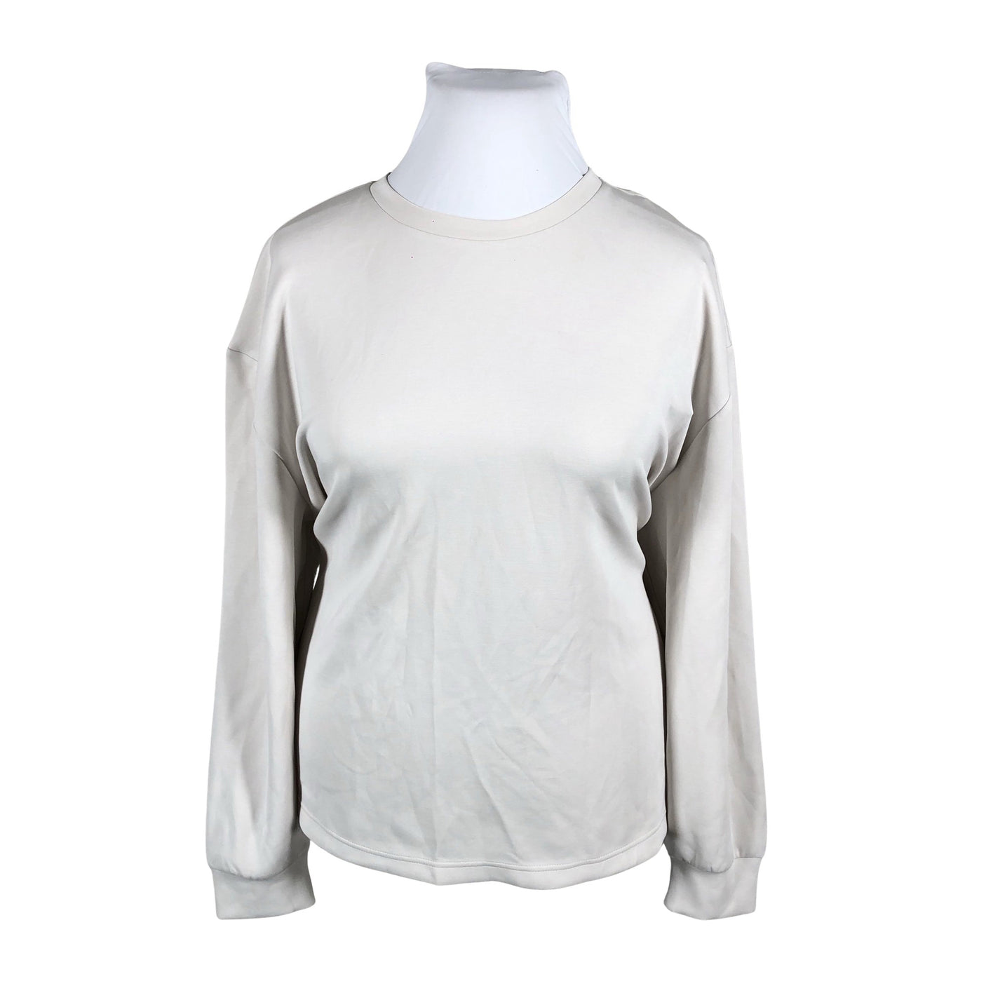 Unisex Oysho - Trikotaažist pluus, suurus 42 - Beige (1)