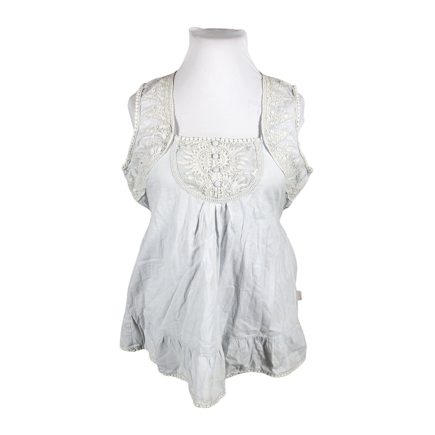 Unisex Claire.dk - Topp, suurus 46 - Helesinine (2)