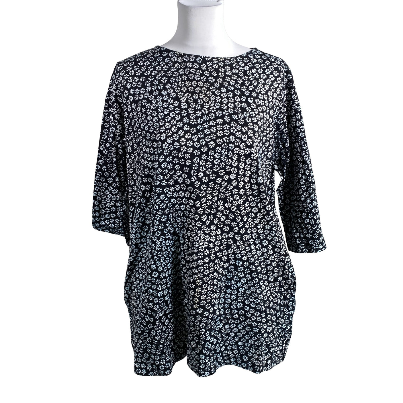 Unisex Marimekko - Trikotaažist tuunika, suurus 40 - Must (1)
