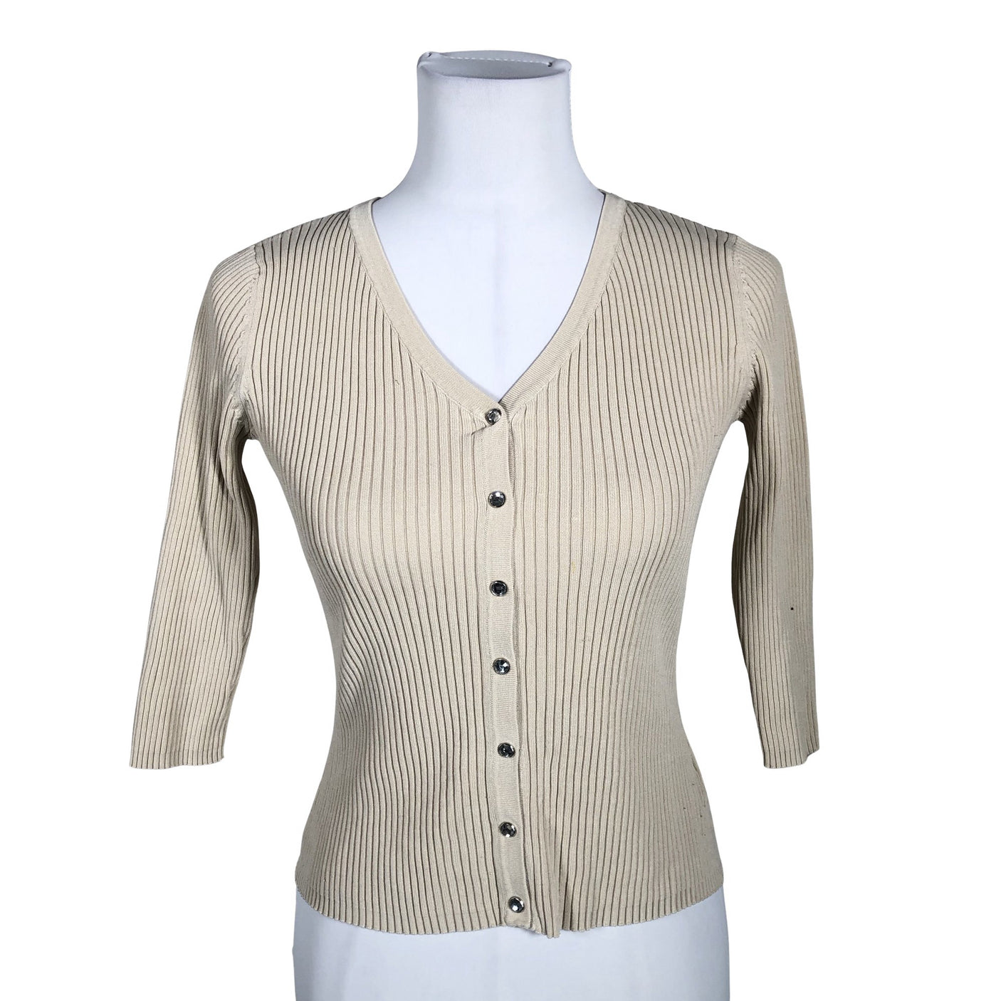 Unisex August Silk - Kardigan, suurus 36 - Beige (1)