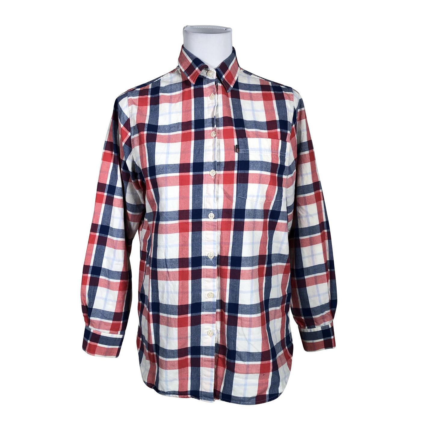 Unisex Lexington - Flanellsärk, suurus 36 - Sinine (1)