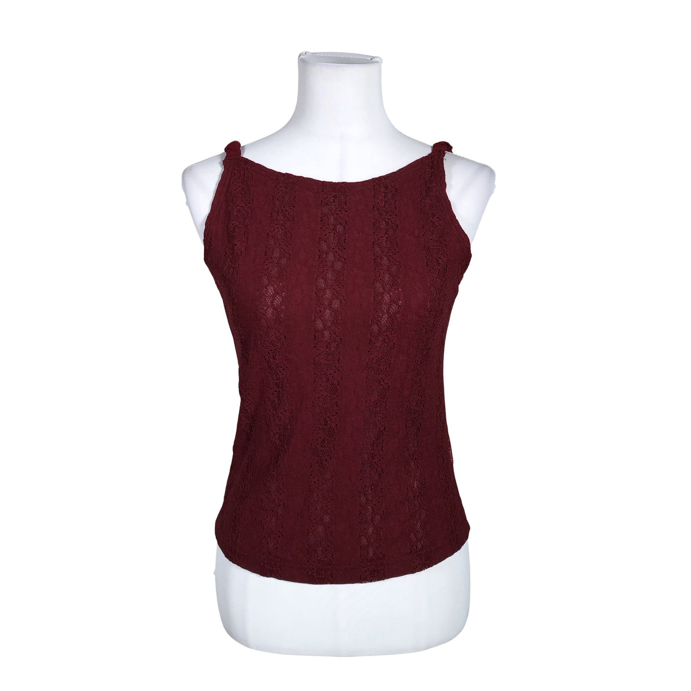 Unisex Your Face - Topp, suurus 40 - Veinipunane (1)