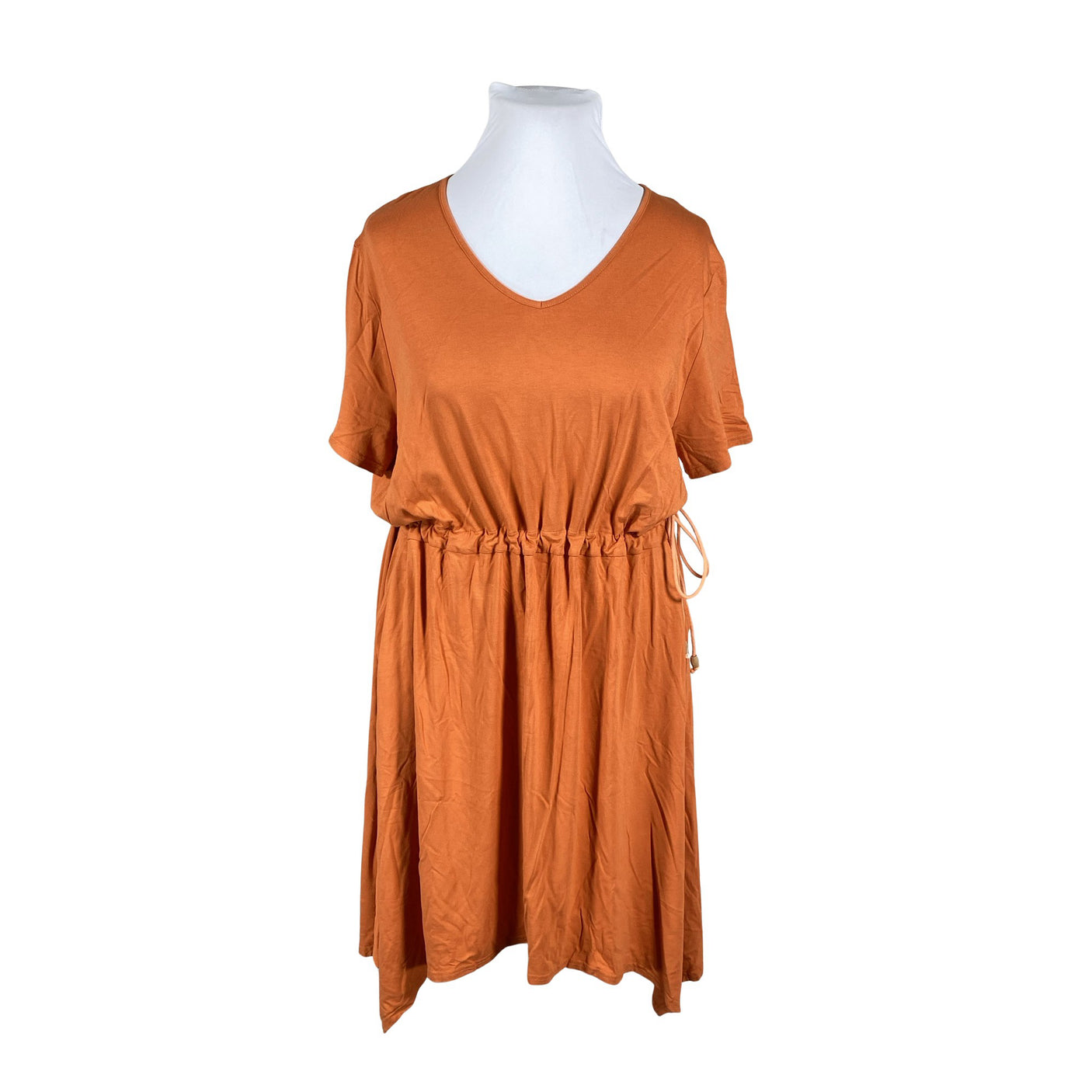 Unisex Nanso - Trikotaažist kleit, suurus 52 - Oranž (1)