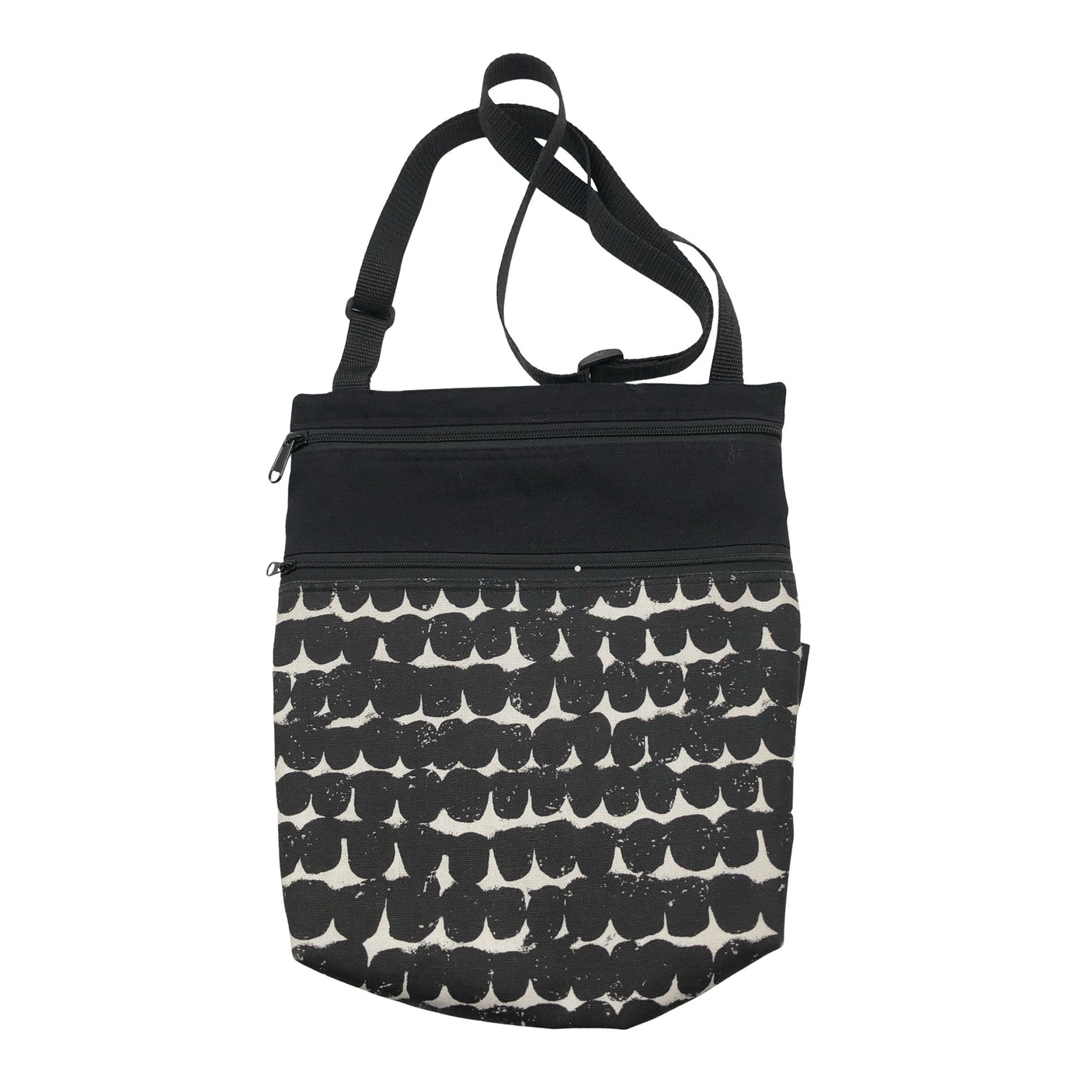 Unisex Handmade - Õlakott, suurus Midi - Must (1)