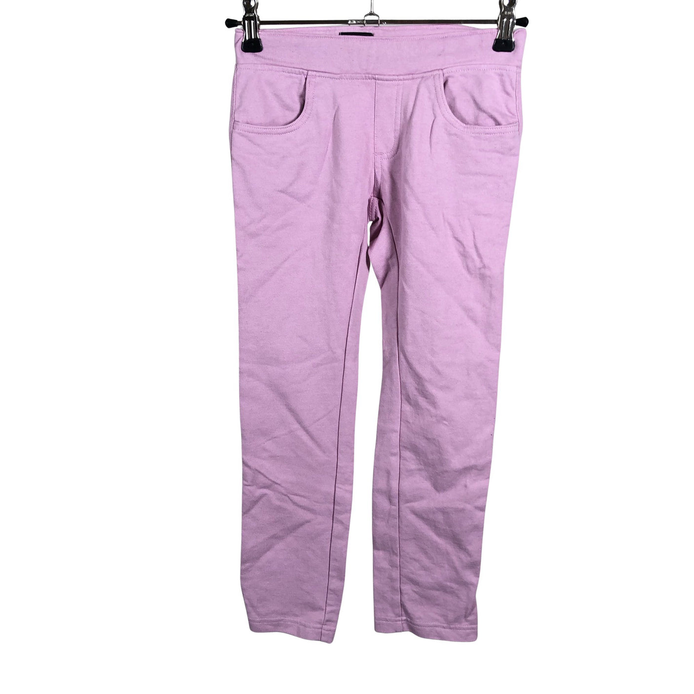 Unisex Villervalla - Trikotaažist püksid, suurus 116 - 122 - Heleroosa (1)