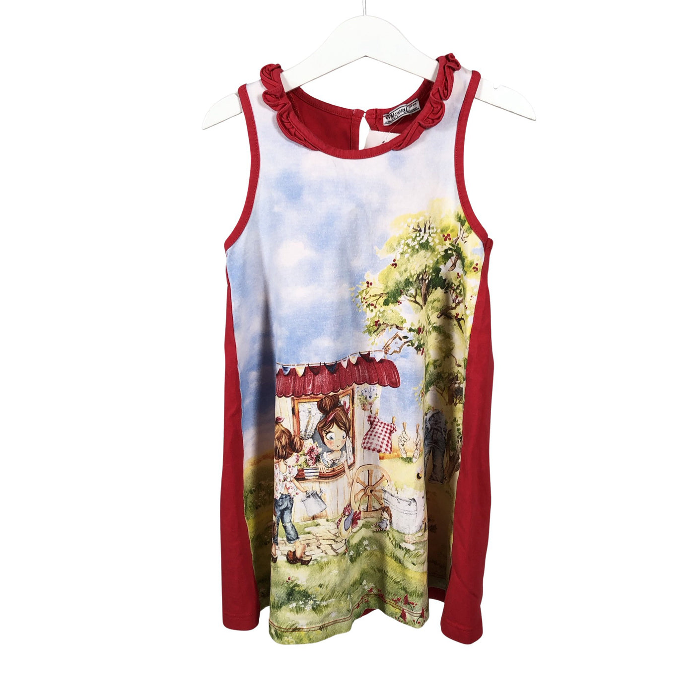 Unisex Mayoral - Trikotaažist kleit, suurus 110 - 116 - Punane (1)