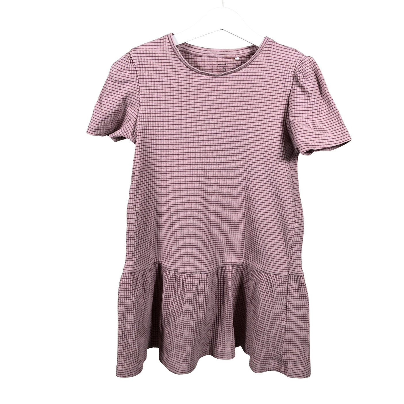 Unisex Name It - Trikotaažist kleit, suurus 122 - 128 - Heleroosa (1)