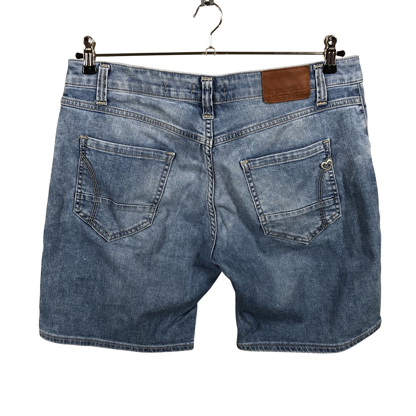 Unisex Please - Teksast lühikesed püksid, suurus 42 - Helesinine (2)