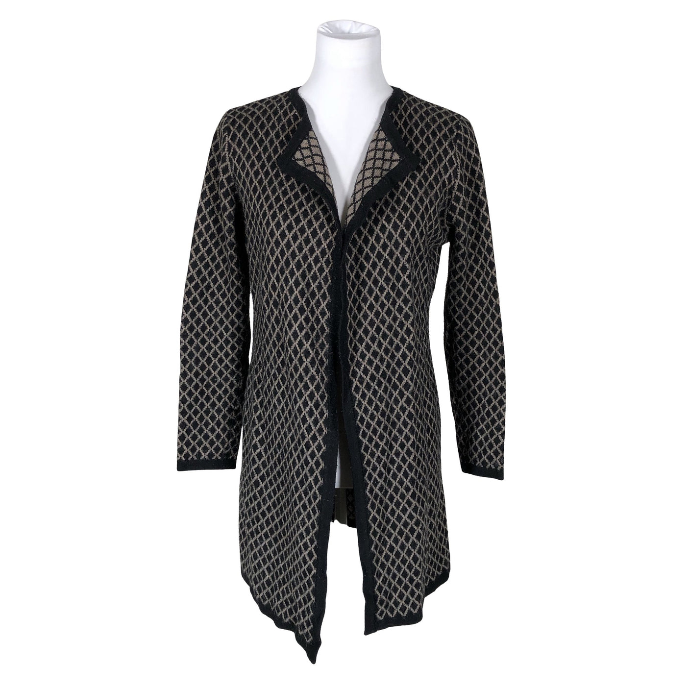 Unisex Mosaic - Kardigan, suurus 38 - Must (2)