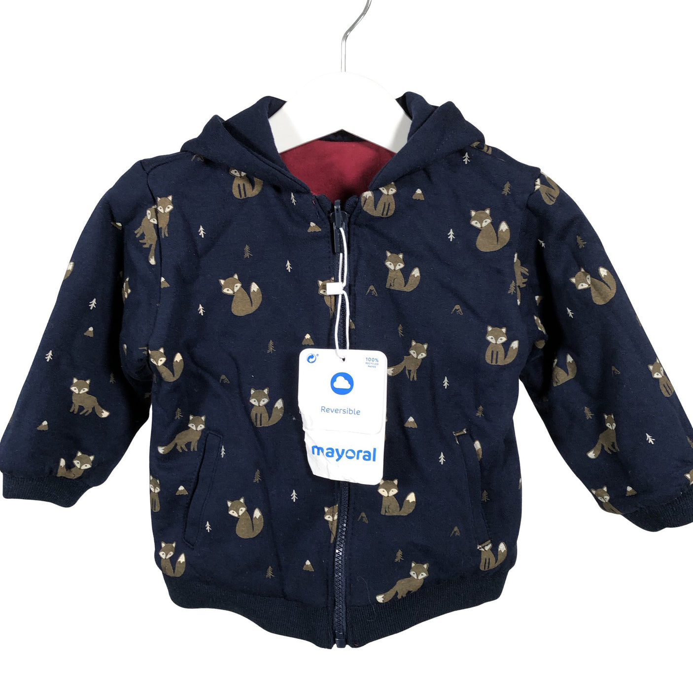 Unisex Mayoral - Dressid, suurus 74 - 80 - Veinipunane (4)