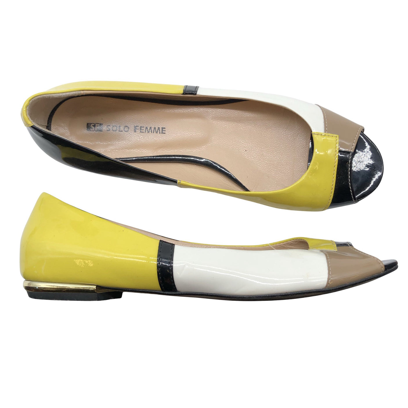 Unisex Solo Femme - Baleriinad, suurus 37 - Kollane (2)