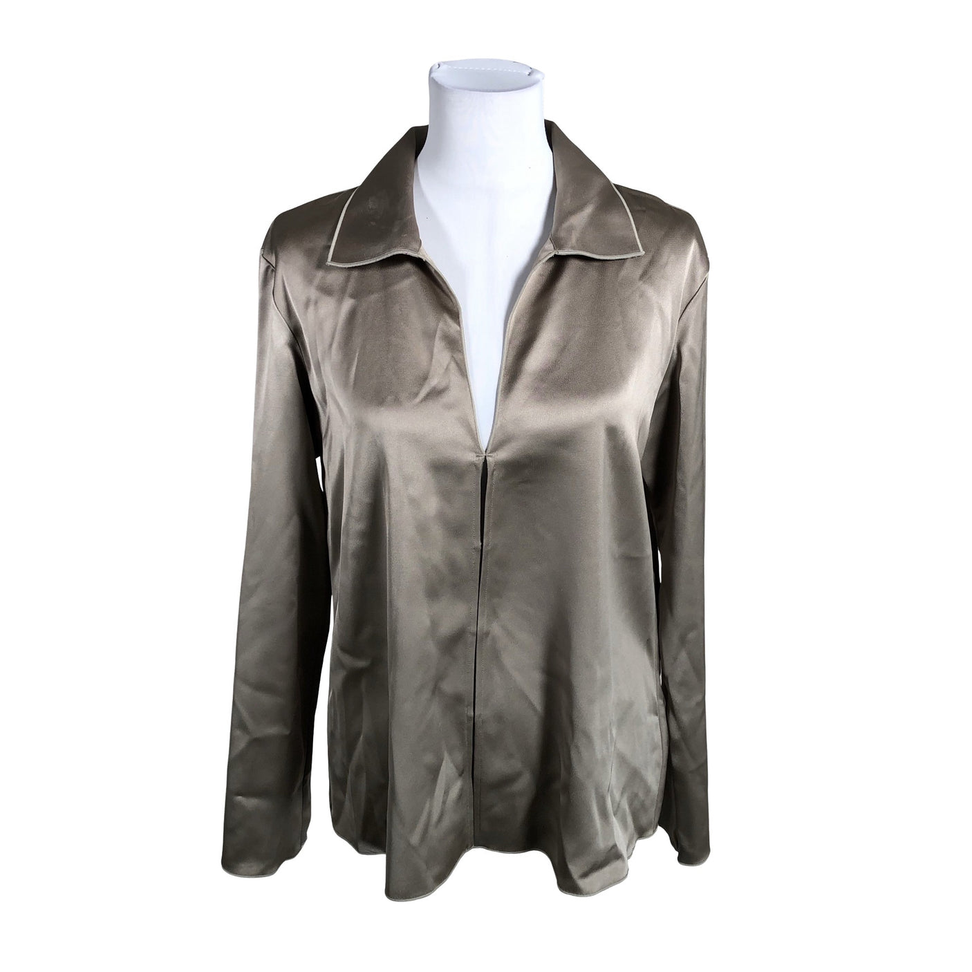 Unisex Massimo Dutti - Pidulik pluus, suurus 40 - Pruun (1)