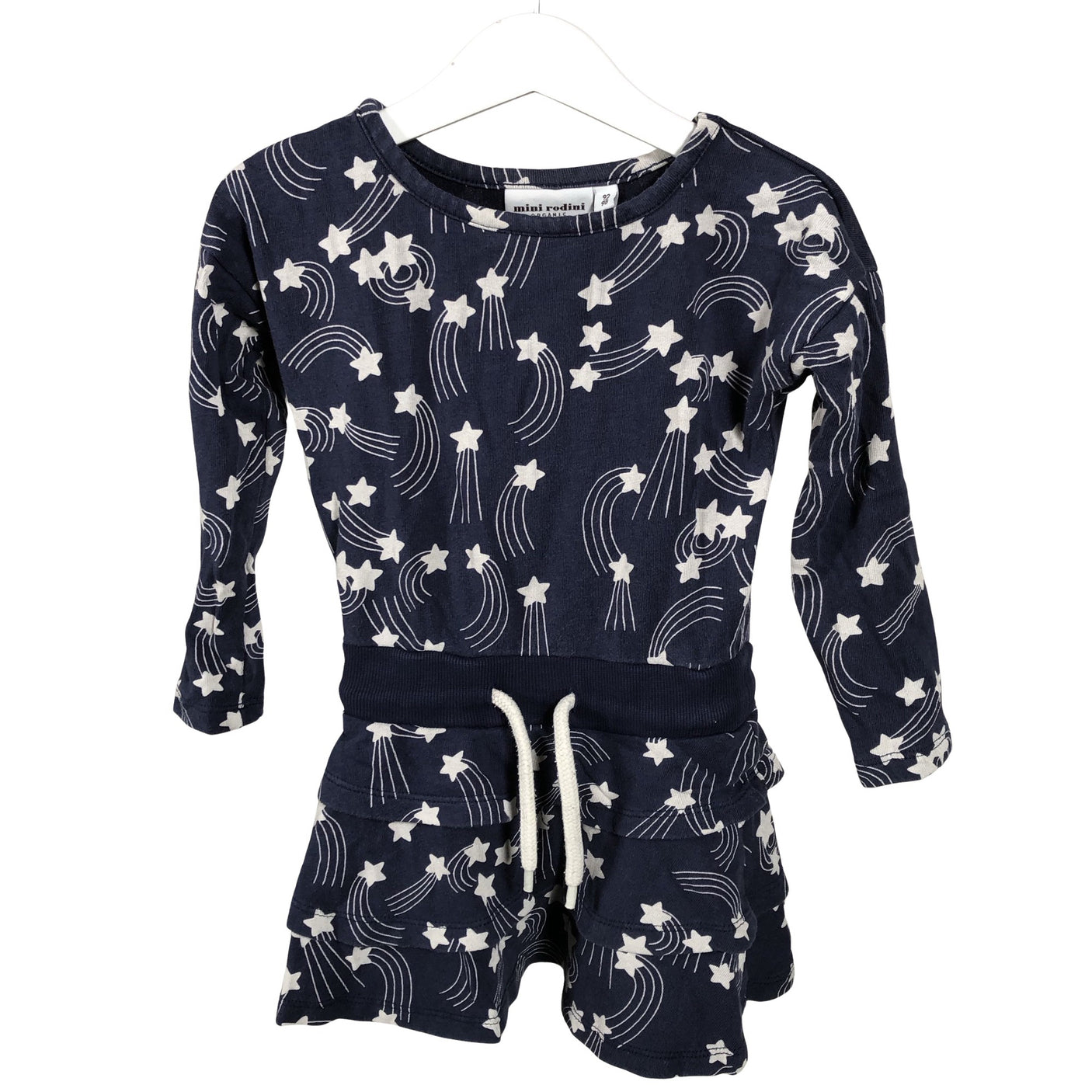 Unisex Mini Rodini - Trikotaažist kleit, suurus 92 - 98 - Sinine (1)