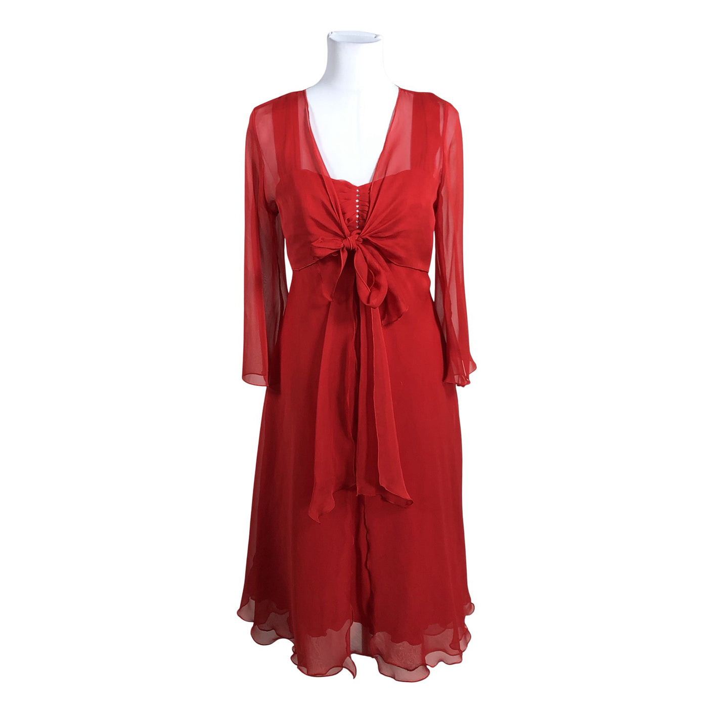 Unisex Allison - Pidulik kleit, suurus 40 - Punane (1)