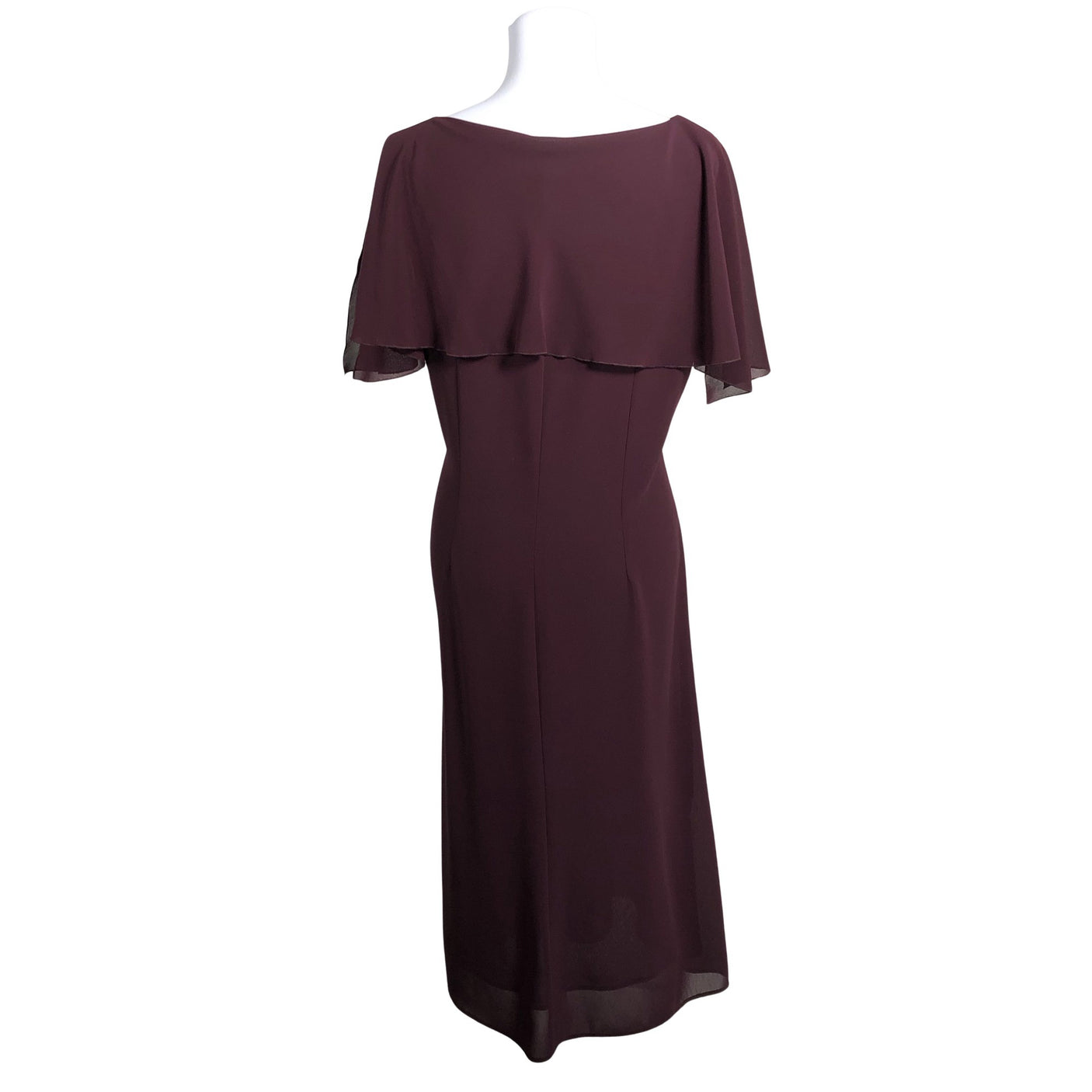 Unisex Carolin - Õhuke kleit, suurus 38 - Veinipunane (2)