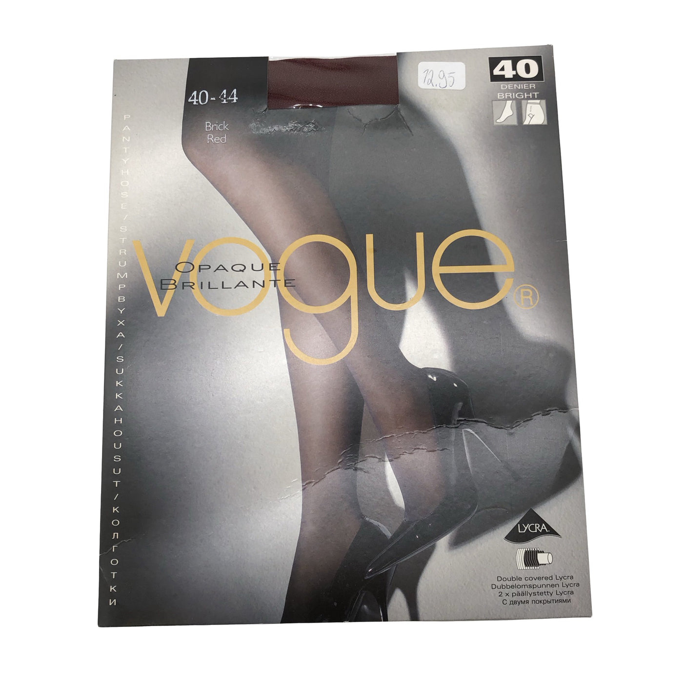 Unisex Vogue - Sukkpüksid, õhukesed, suurus 42 - Punane (1)