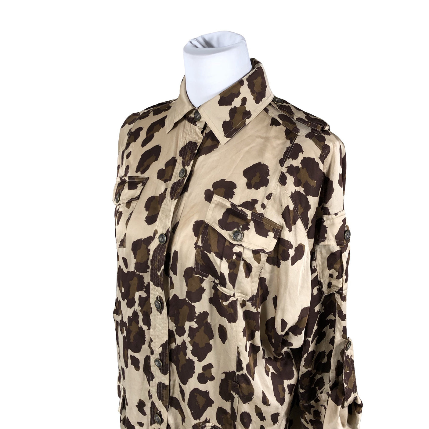 Unisex Diane von Furstenberg - Õhuke kleit, suurus 40 - Beige (3)