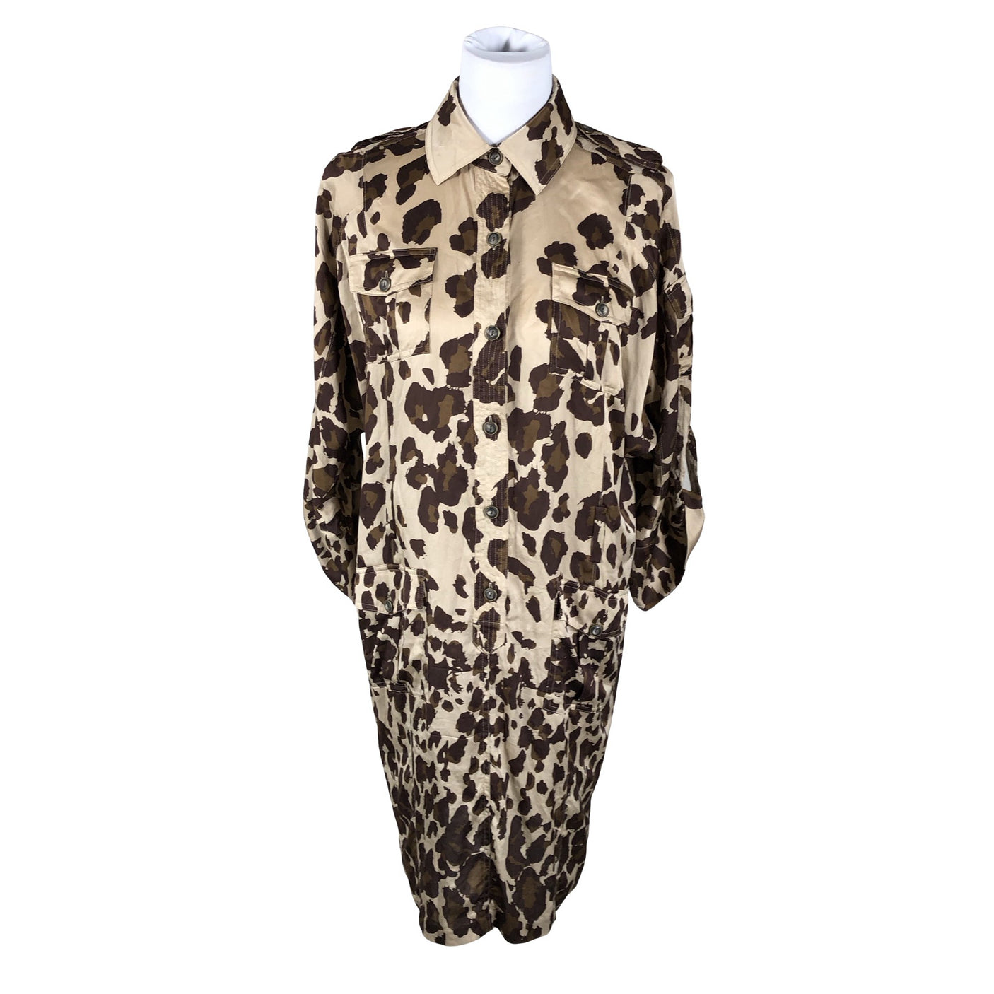 Unisex Diane von Furstenberg - Õhuke kleit, suurus 40 - Beige (1)