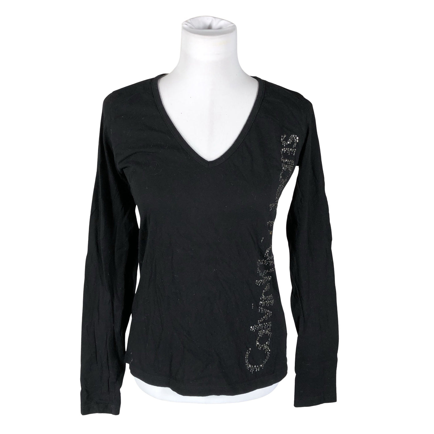 Unisex Calvin Klein Jeans - Trikotaažist pluus, suurus 40 - Must (1)