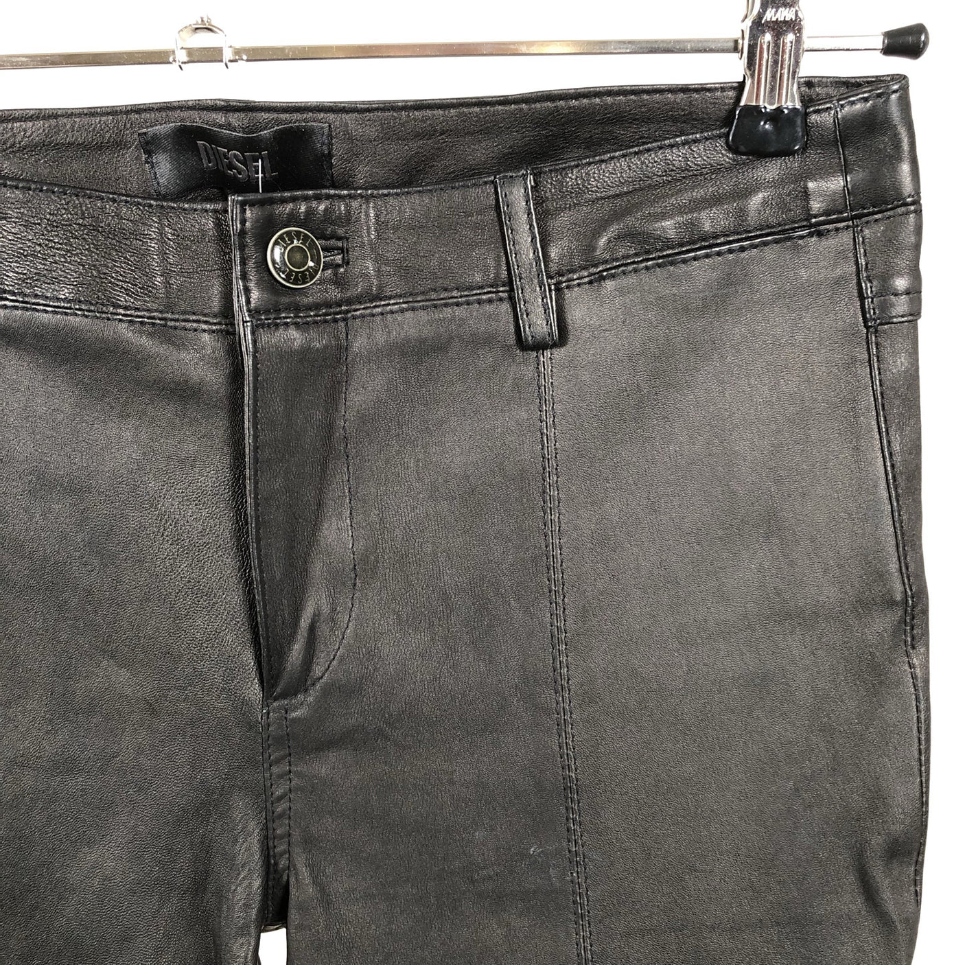 Unisex Diesel - Nahkpüksid, suurus W28 - Pruun (3)