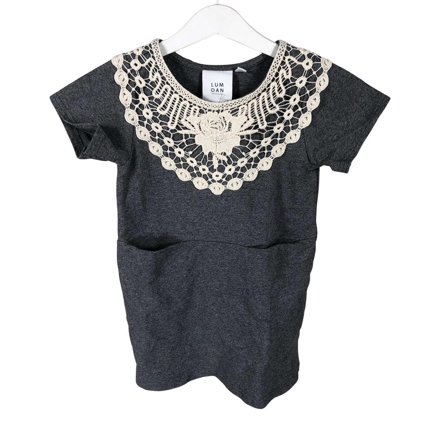 Unisex Lumoan - Trikotaažist kleit, suurus 110 - 116 - Hall (1)