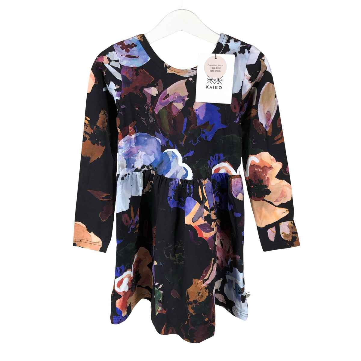 Unisex Kaiko - Trikotaažist kleit, suurus 110 - 116 - Must (1)