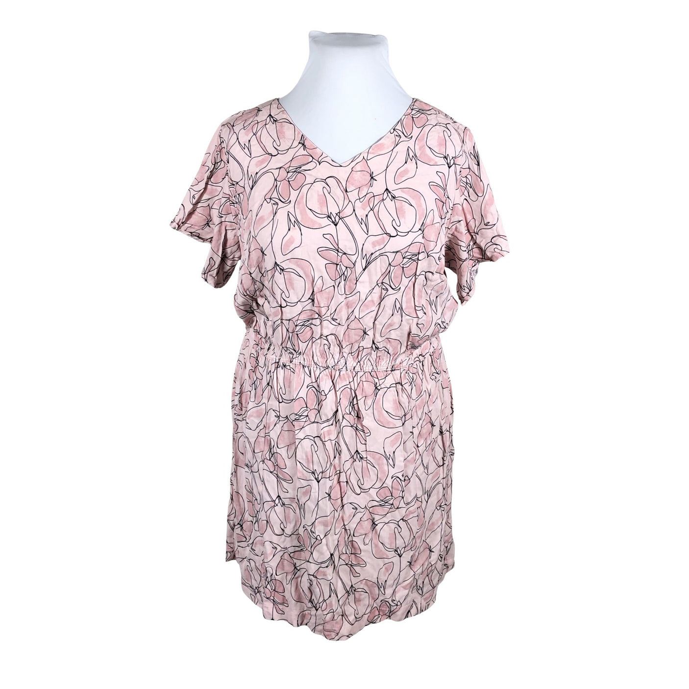 Unisex NOSH - Mitteveniv kleit, suurus 46 - Heleroosa (2)