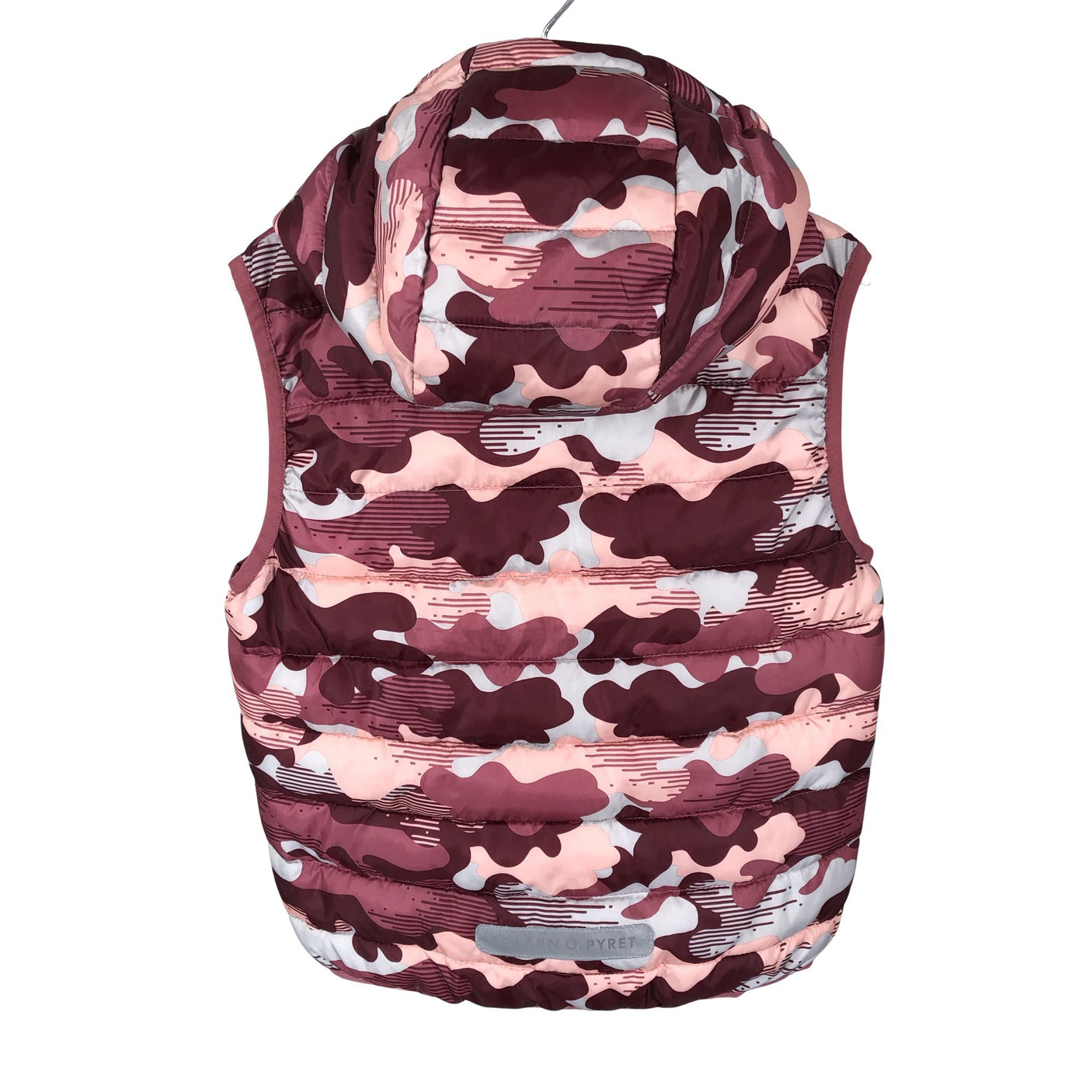 Unisex Polarn O. Pyret - Õuevest, suurus 122 - 128 - Veinipunane (2)