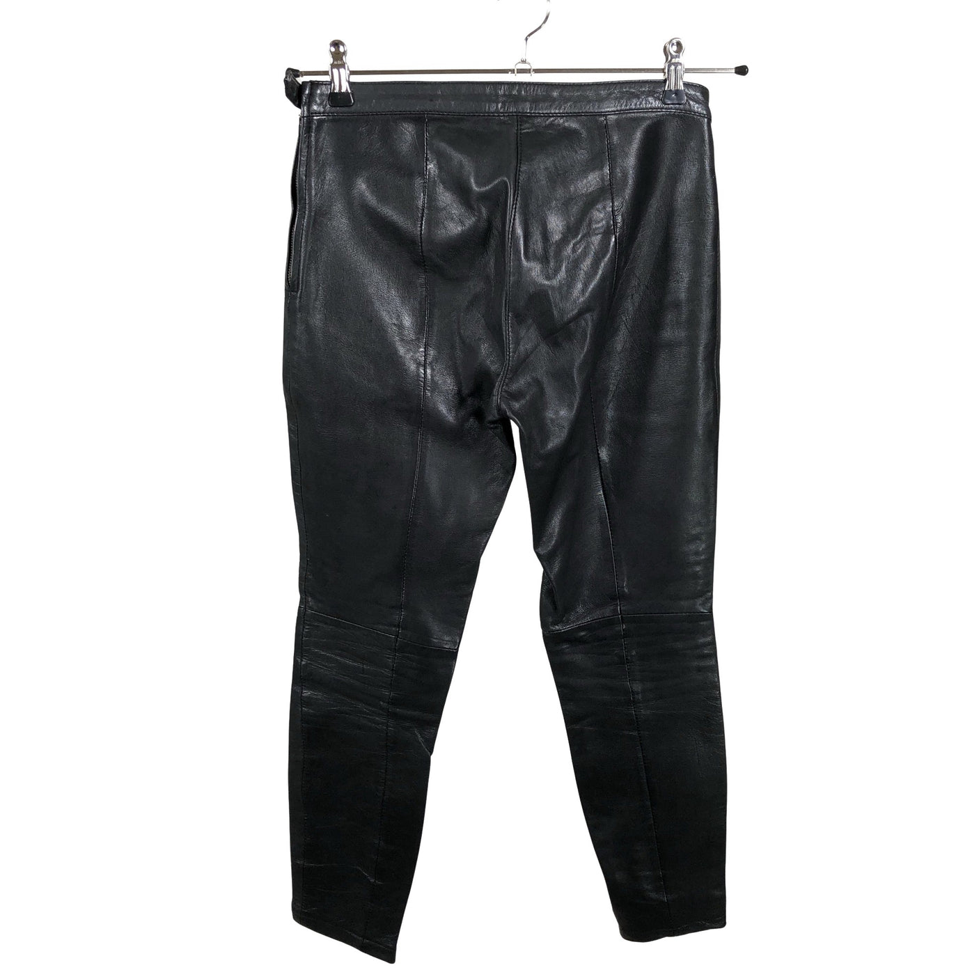 Unisex Selected - Nahkpüksid, suurus 34 - Must (2)