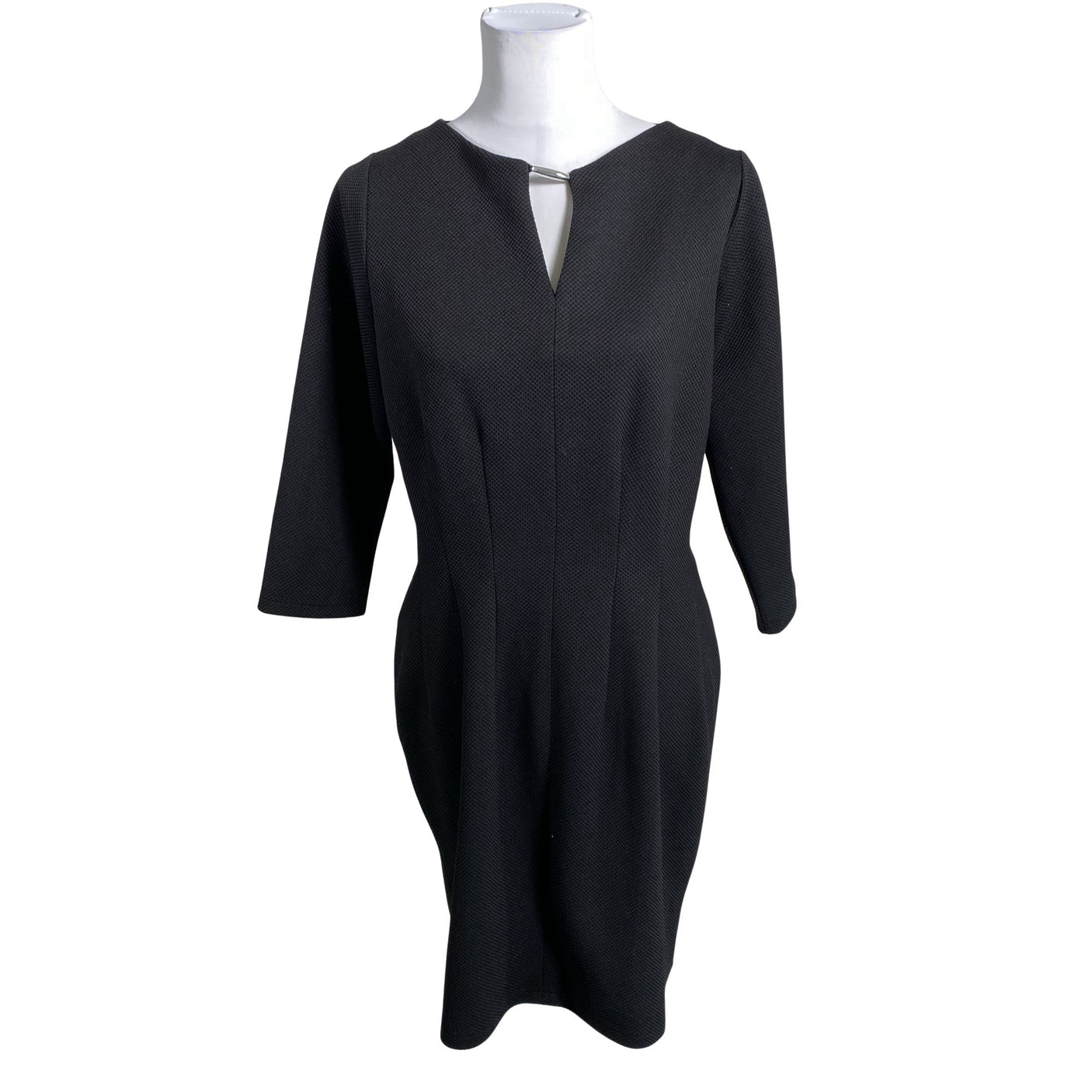 Unisex Numoco - Trikotaažist kleit, suurus 40 - Must (1)