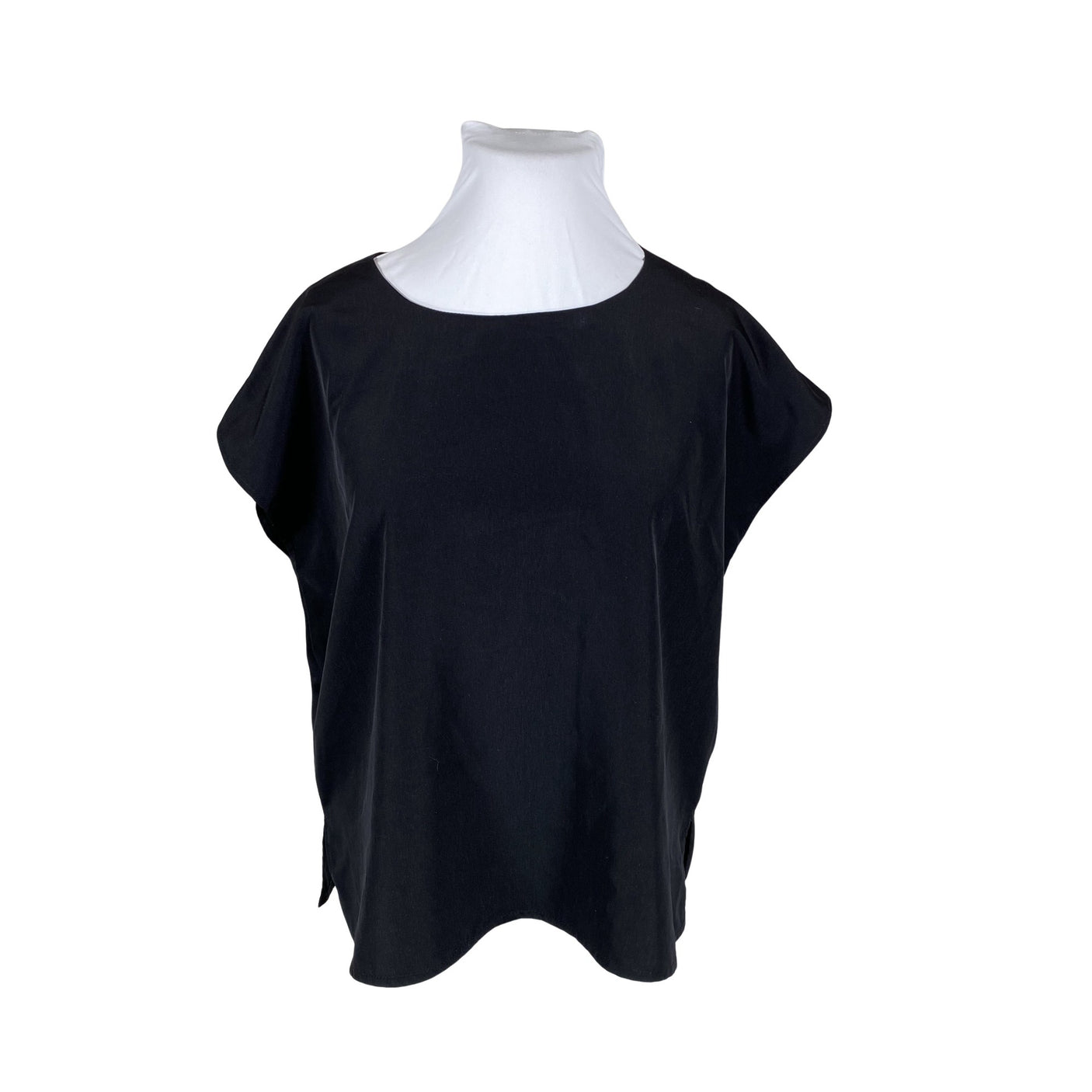 Unisex Modesse - Lühikeste käistega pluus, suurus 46 - Must (1)