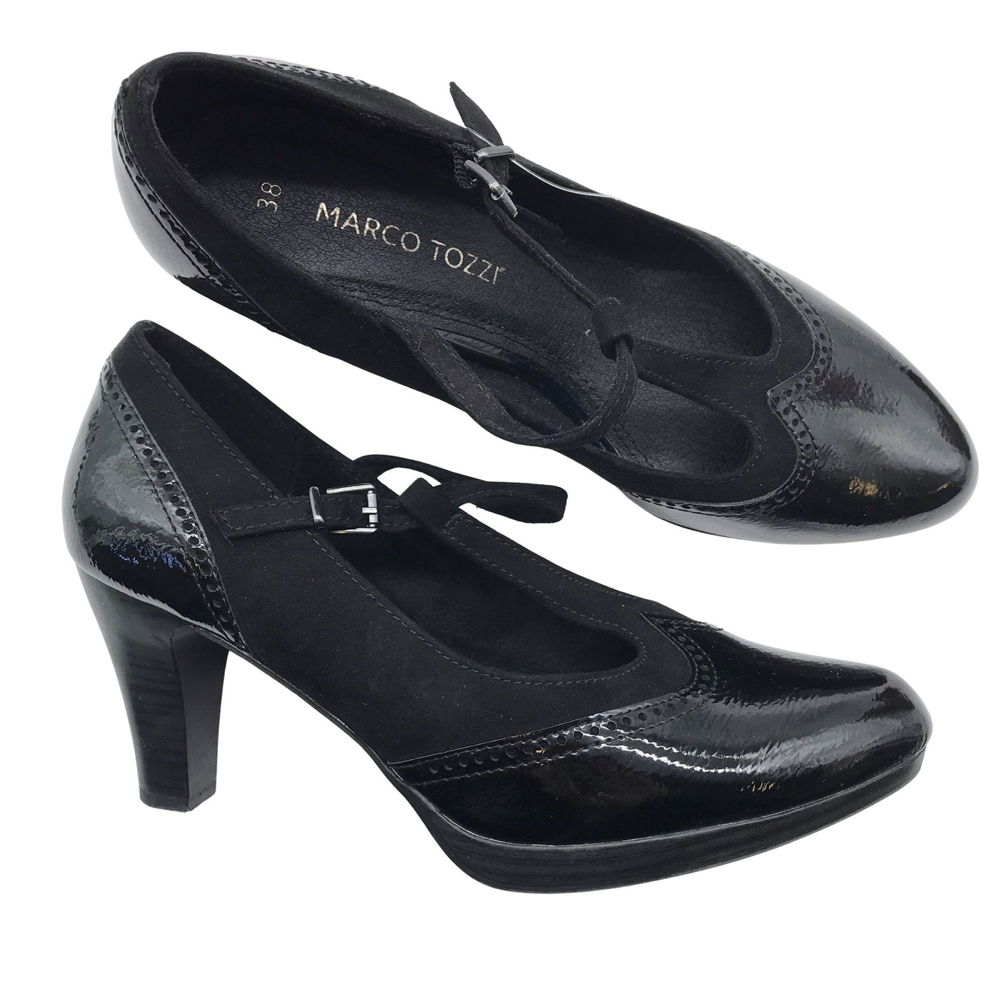 Unisex Marco Tozzi - Kontsakingad, suurus 38 - Must (1)