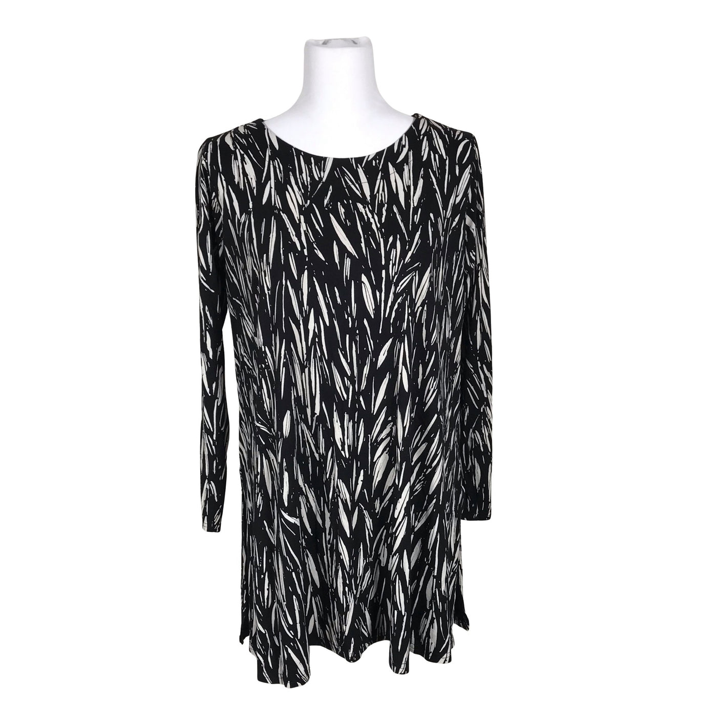 Unisex Nanso - Trikotaažist tuunika, suurus 36 - Must (1)