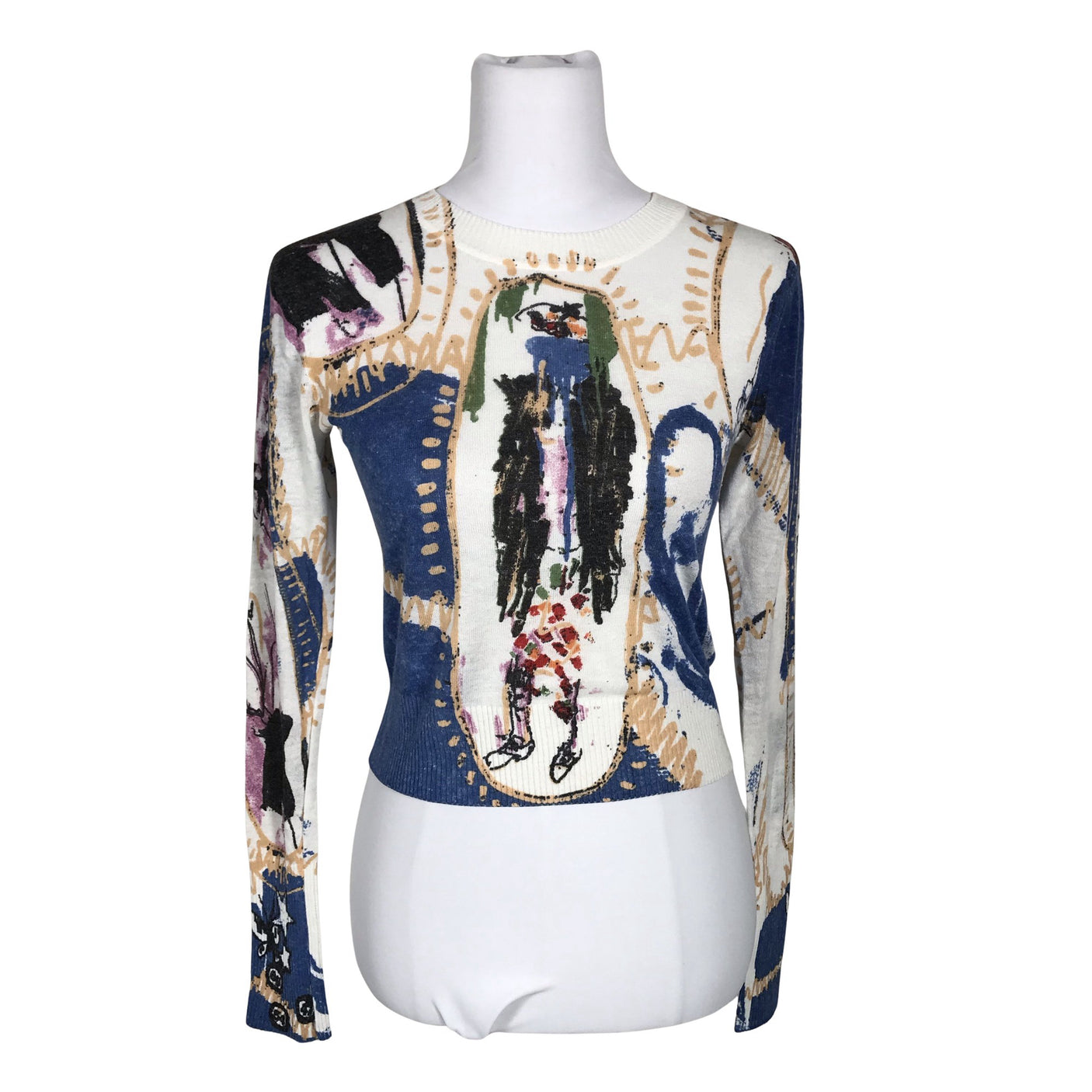 Unisex Desigual - Kampsun, suurus 34 - Valge (1)