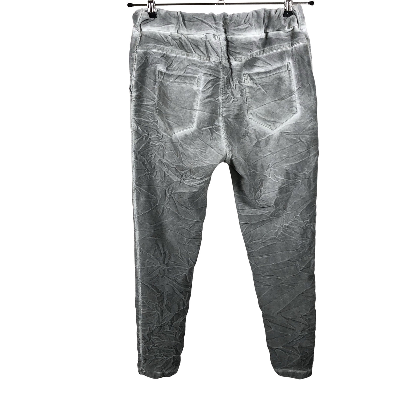Unisex Perfect Jeans - Trikotaažist püksid, suurus 36 - Hall (2)