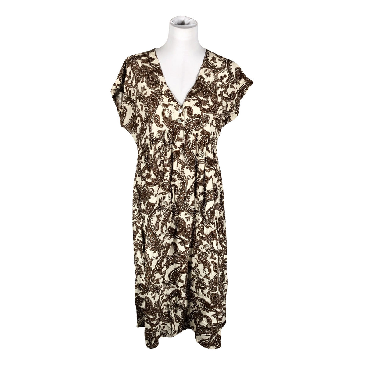 Unisex Bohemiana - Mitteveniv kleit, suurus 38 - Pruun (1)