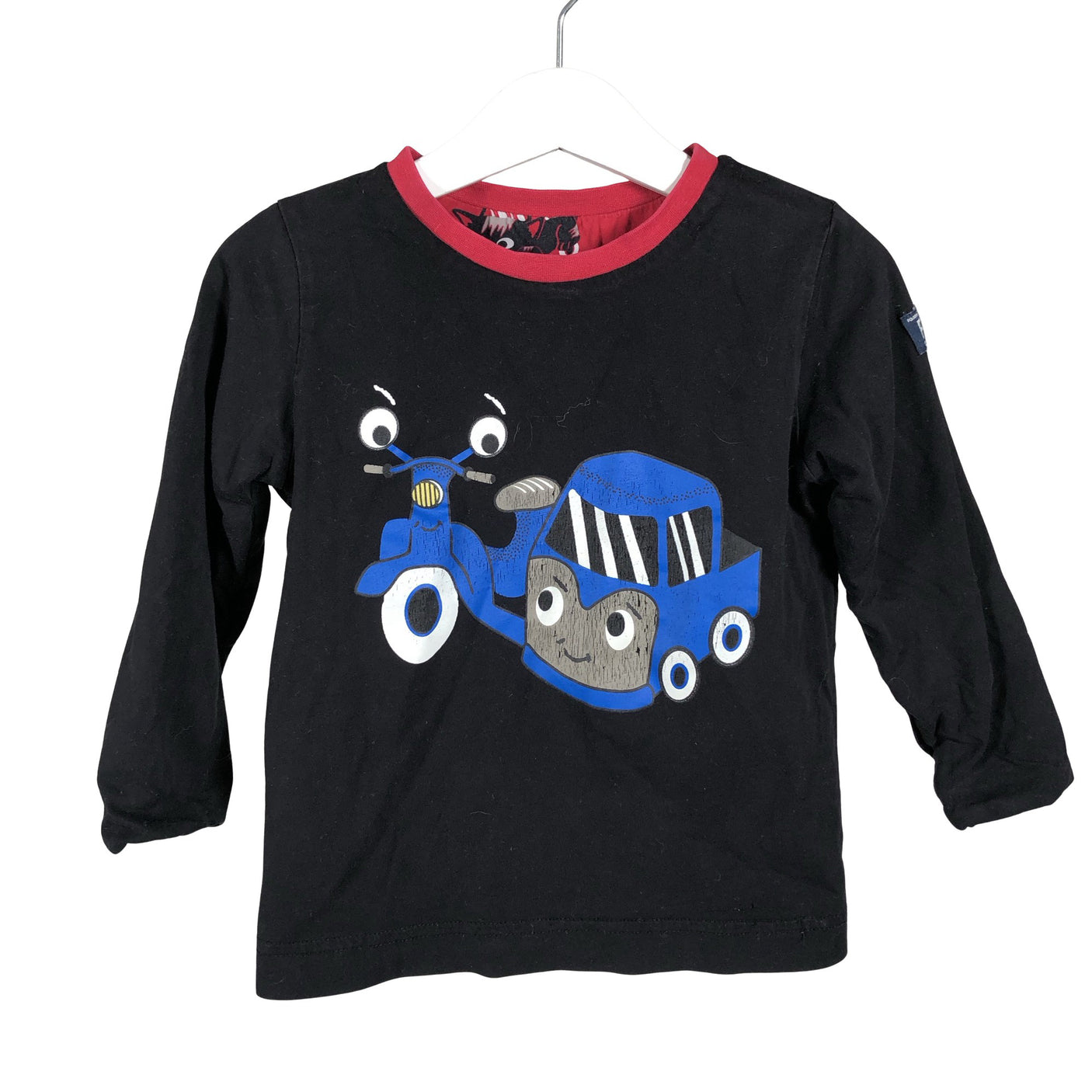 Unisex Polarn O. Pyret - Trikotaažist pluus, suurus 98 - 104 - Must (1)
