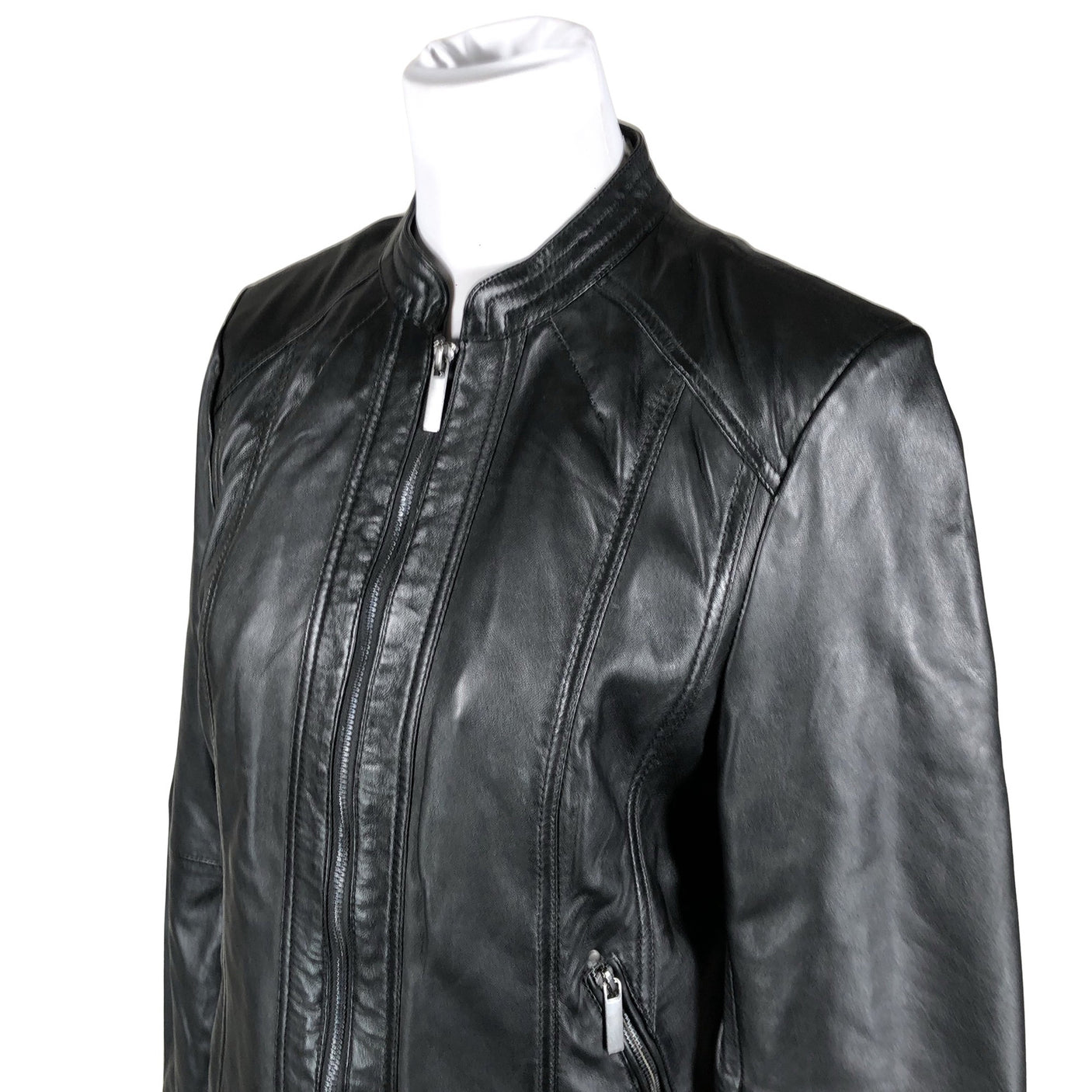 Unisex Saki - Nahktagi, suurus 40 - Must (3)