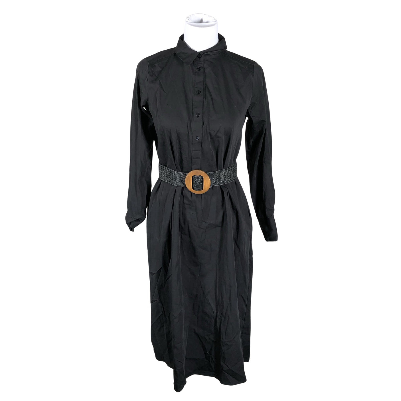 Unisex Milano Italy - Mitteveniv kleit, suurus 34 - Must (1)
