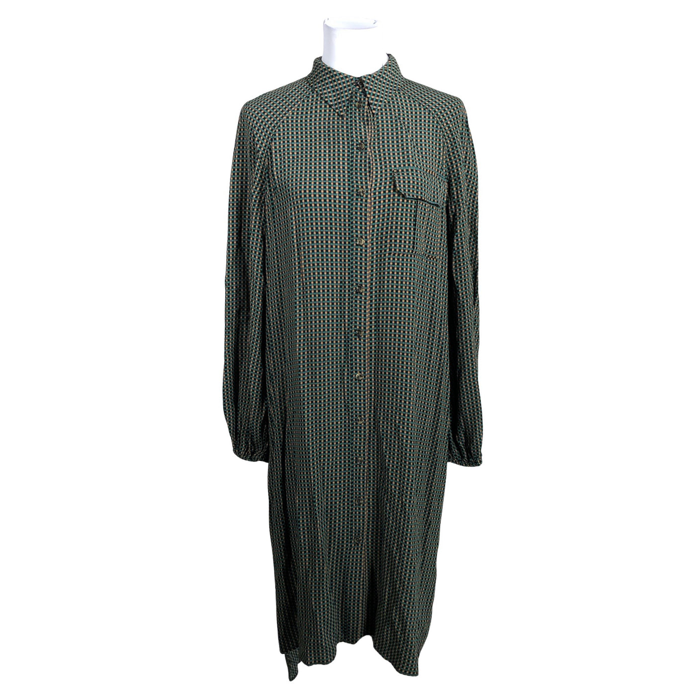 Unisex Ganni - Mitteveniv kleit, suurus 36 - Roheline (1)