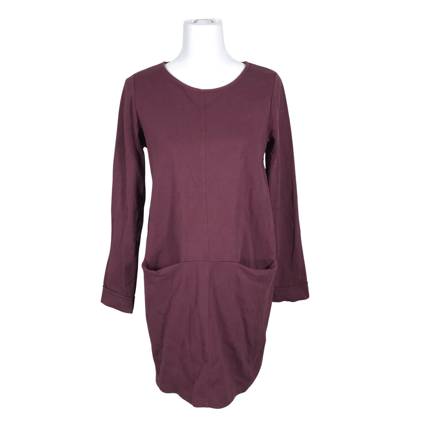 Unisex Nanso - Trikotaažist tuunika, suurus 40 - Veinipunane (2)