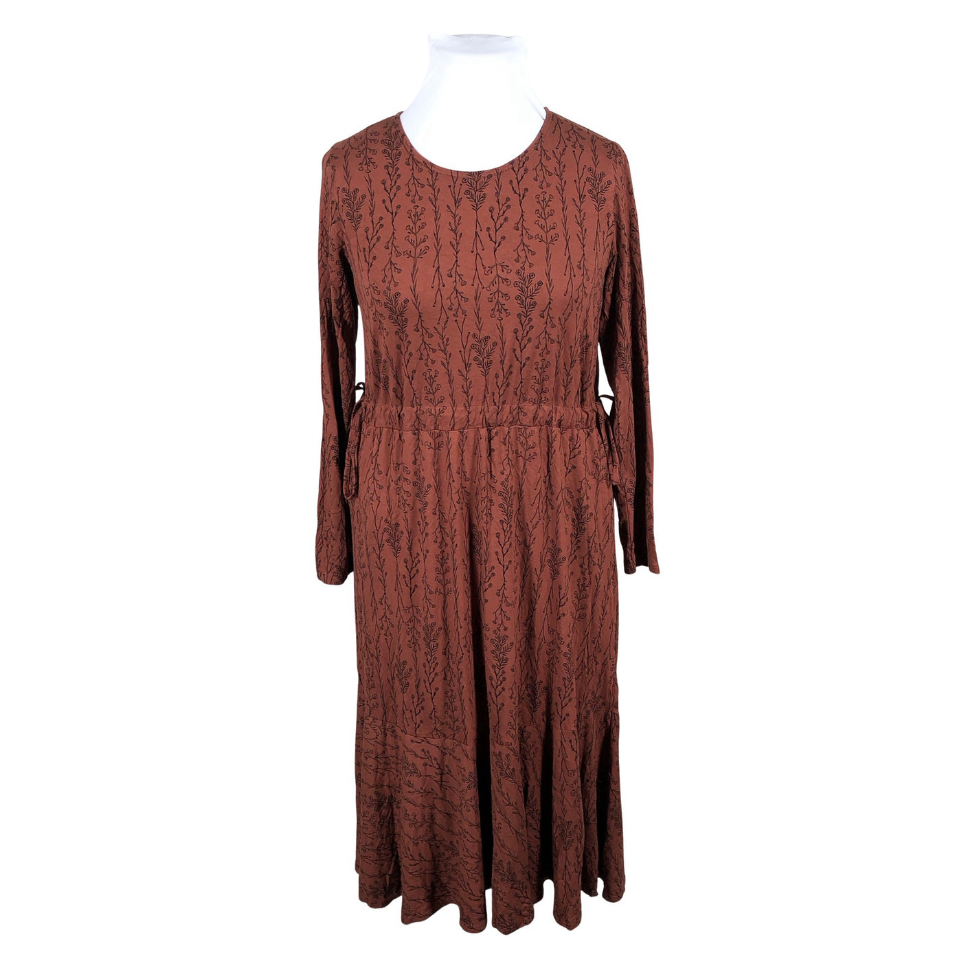 Unisex Nanso - Trikotaažist kleit, suurus 42 - Pruun (1)