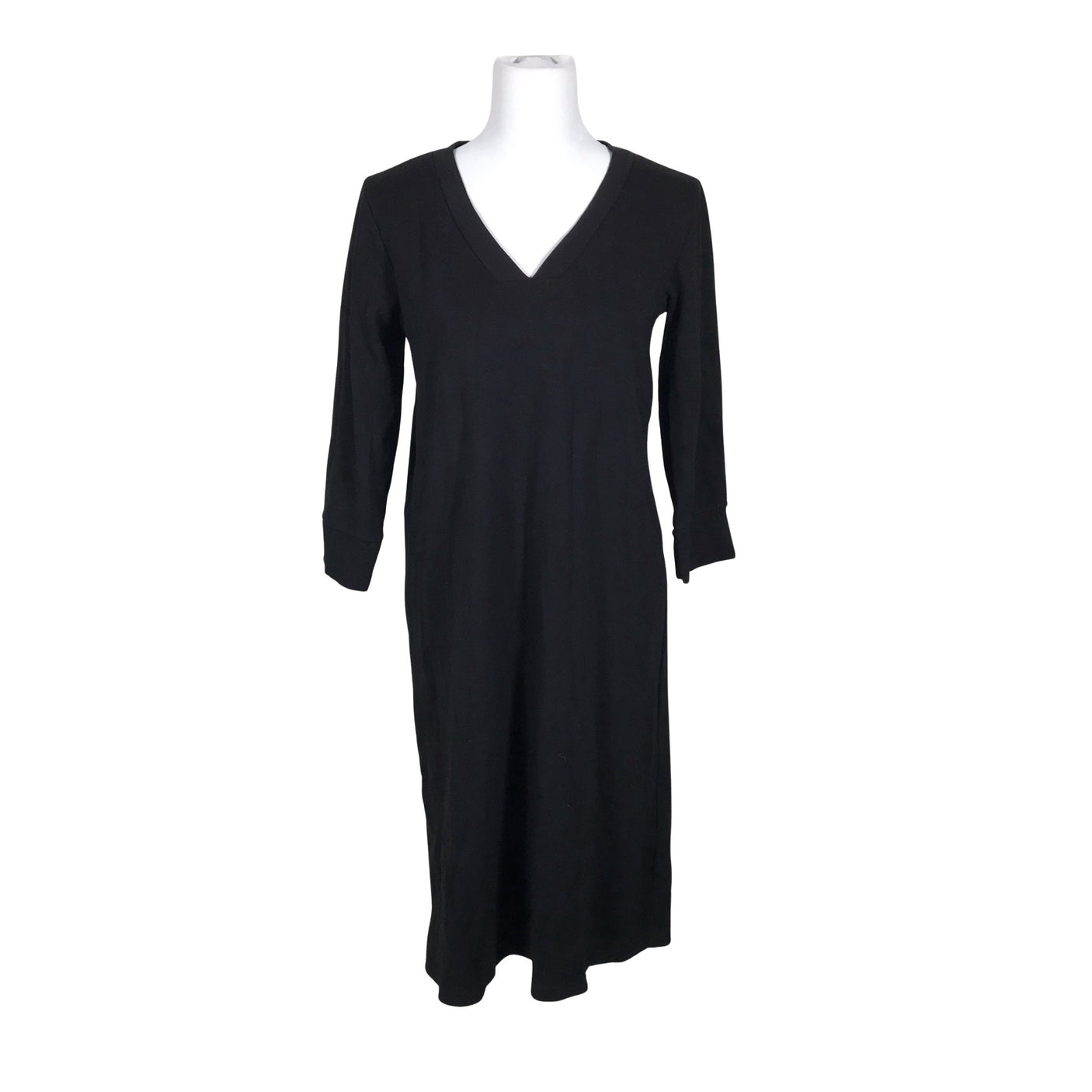 Unisex Nanso - Trikotaažist kleit, suurus 40 - Must (2)